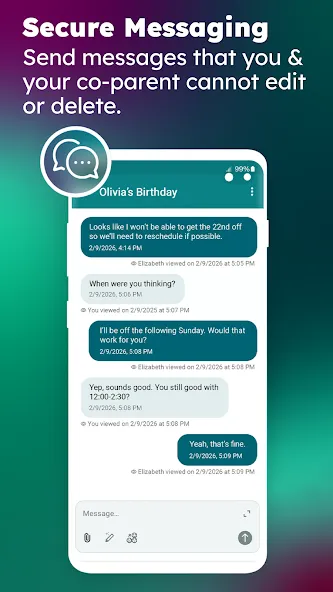 TalkingParents: Co-Parent App screenshot 1