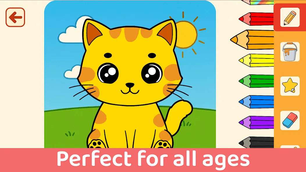 Coloring Kids Games: Draw Pets screenshot 1