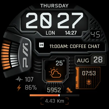 Cyberpunk Neon Watch Face screenshot 7