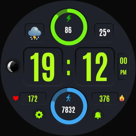 Penia Digital Watch Face screenshot 31