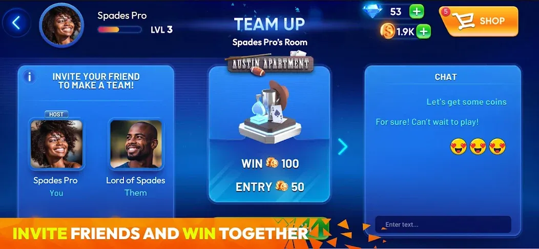 Spades Masters - Card Game screenshot 8