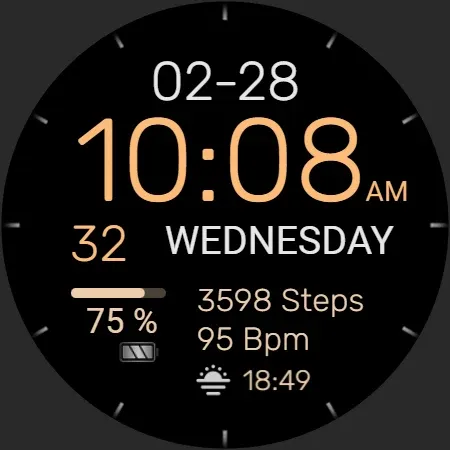 PW93 Digit Ease Watch Face screenshot 33
