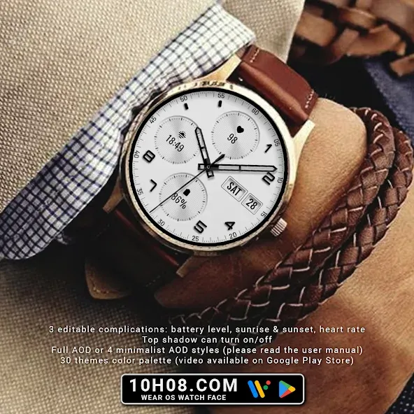 Watch face 10h08.com #141 screenshot 4