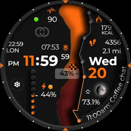 Digital Watch Face CUE102 screenshot 10