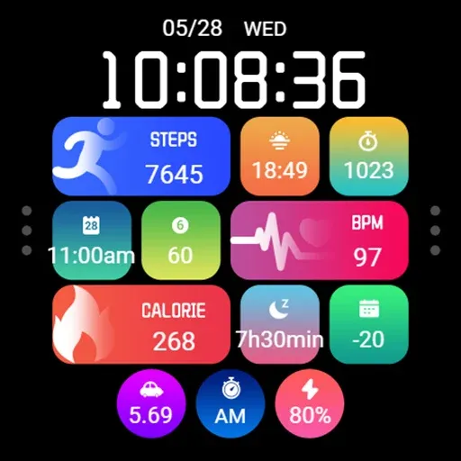 Large Icon Component ZKinWatch screenshot 16