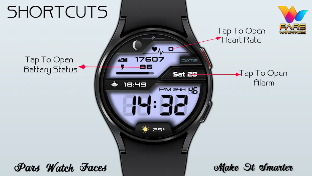 Colorful Digital Watch Face screenshot 6