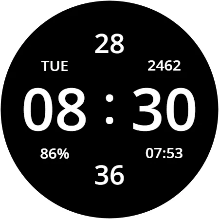 Less Is More - Watch Face screenshot 7