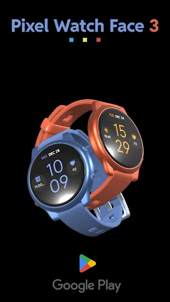 Pixel Watch Face 3 screenshot 1