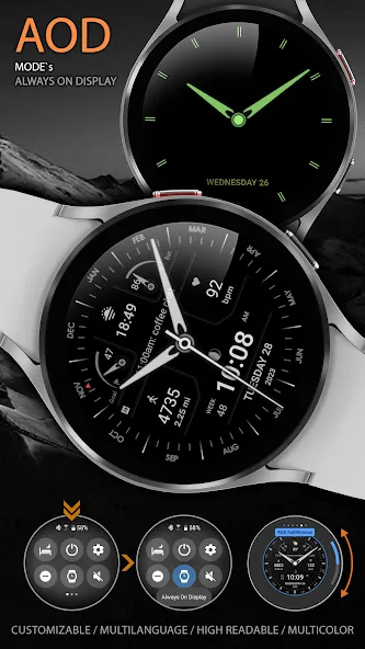 WFP 311 Modern watch face screenshot 8