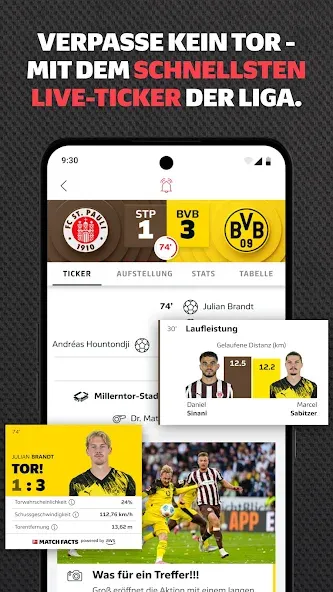 Bundesliga: Fußball Liveticker screenshot 2