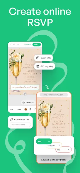 Invitation Maker: Cards & RSVP screenshot 13