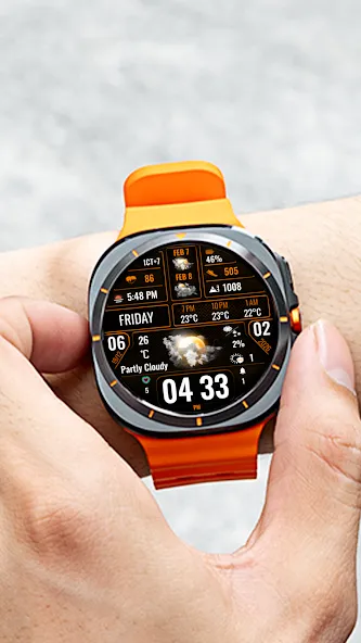 N-SPORT753 Digital Watch Face screenshot 6