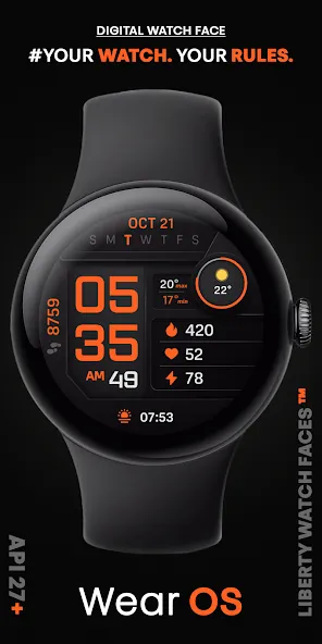 PIXEL INSTINCT 3 Watch Face screenshot 3