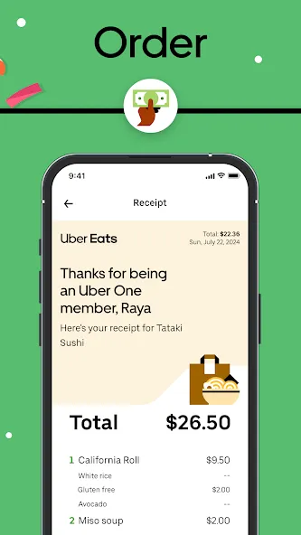 Uber Eats : repas et courses screenshot 24