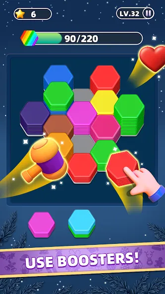 Hexa Master 3D - Color Sort screenshot 4