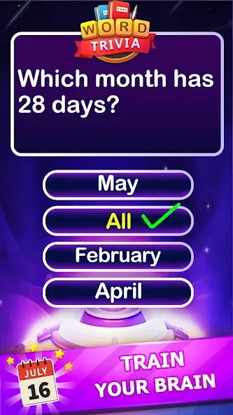 Word Trivia - Word Quiz Games screenshot 3