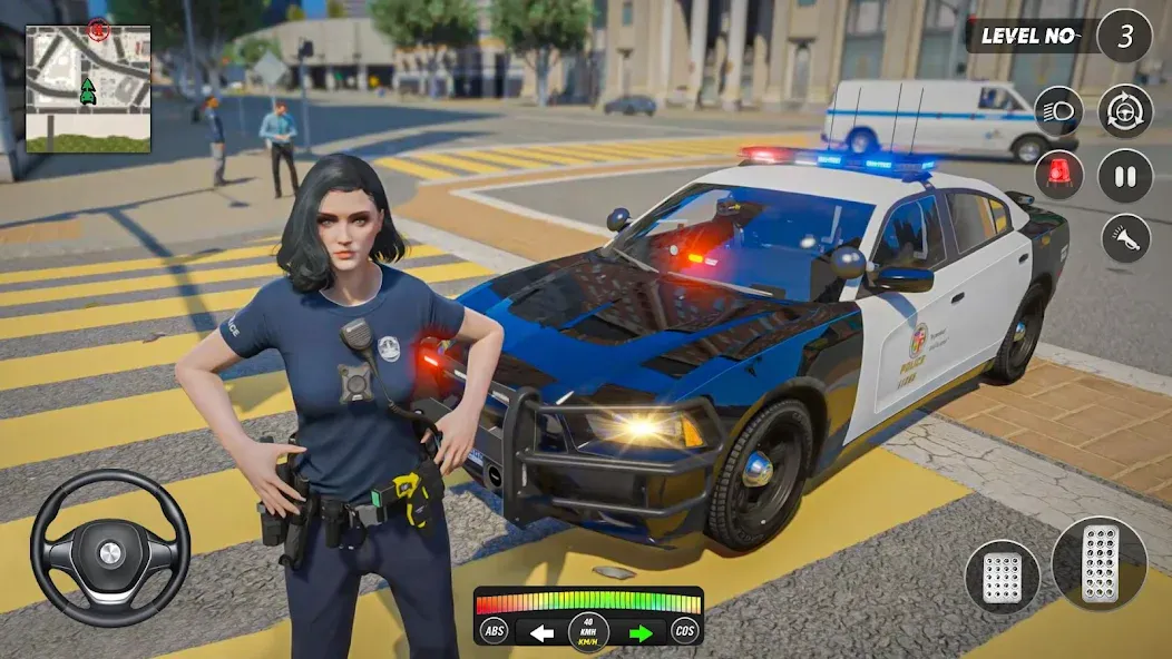 US Police Car Chase Cop Sim 3d screenshot 5