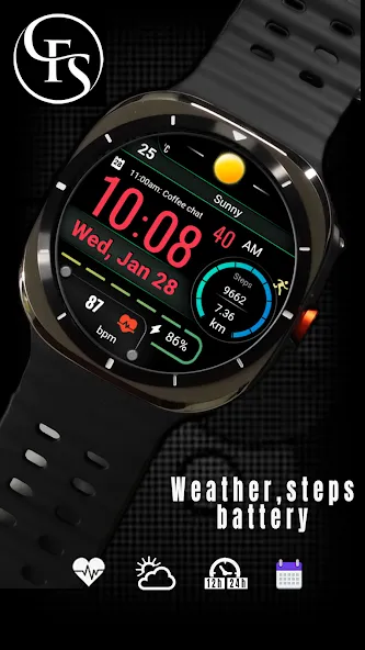 Digital FSW304 Watchface screenshot 4