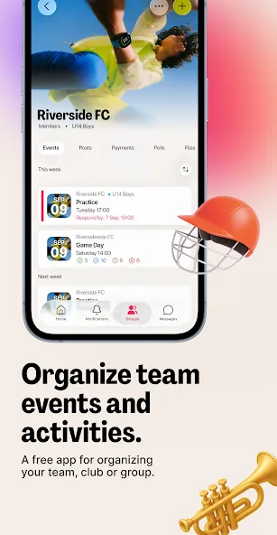 Spond: Sports Team Management screenshot 2