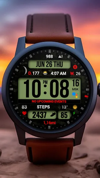 Dgt BigMod Informer Watch face screenshot 2
