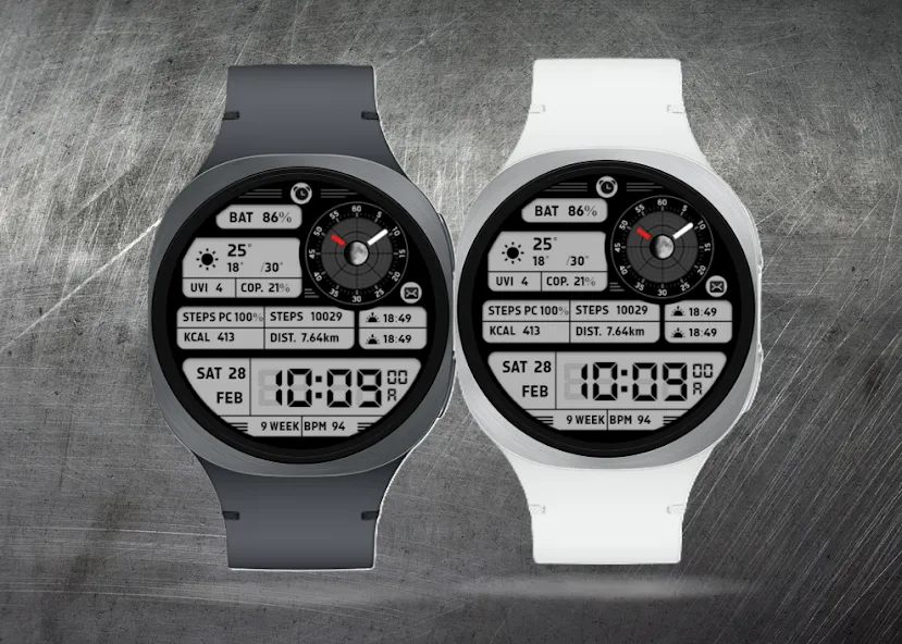 Retro Digital Watch Face screenshot 5