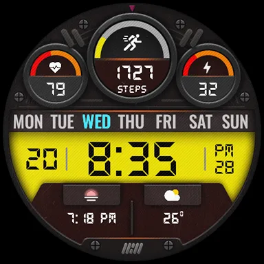 Tancha S62 Retro Watch Face screenshot 19