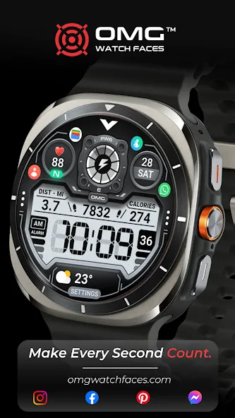 OMG 331 Retro Digital Watch screenshot 4