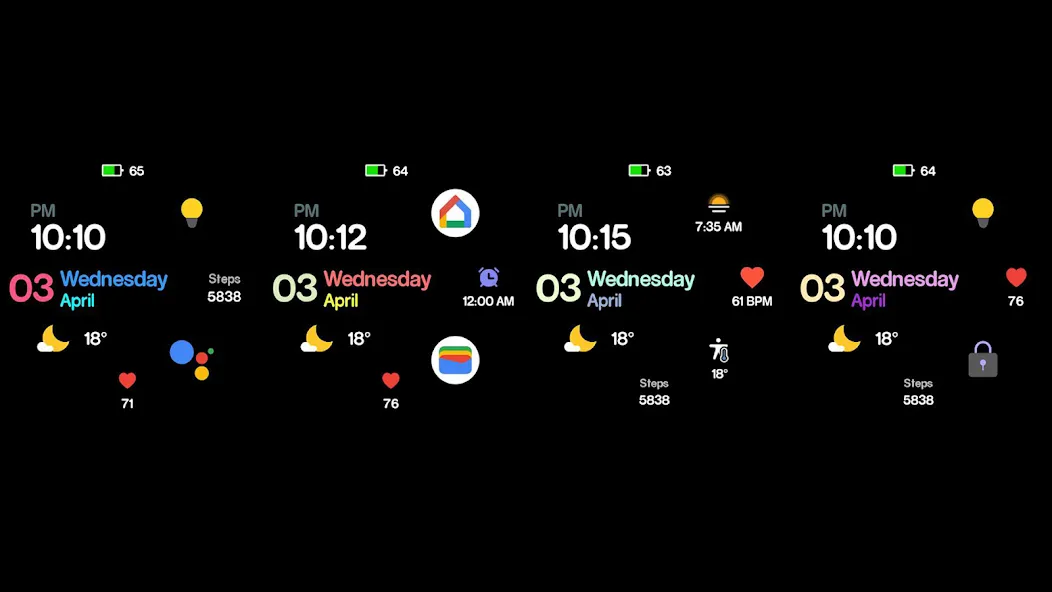 Jacknight - watch face screenshot 16