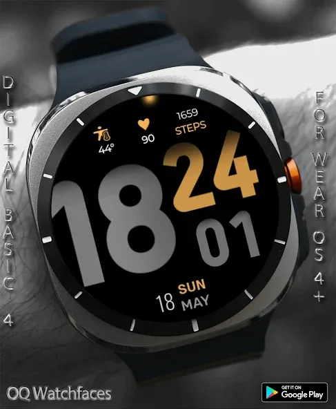 Digital Basic 4 Wear OS 5+ screenshot 5