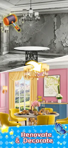 Merge Designer - Decor & Story screenshot 1