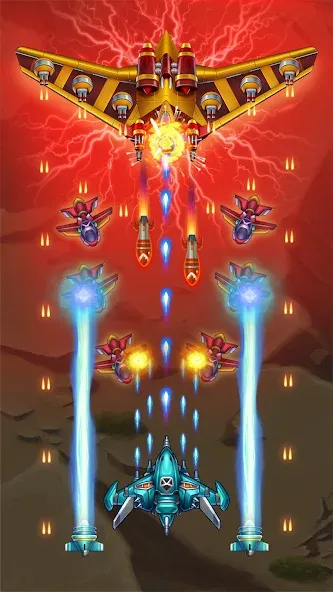 Sky Raptor: 射击飞机游戏 screenshot 2
