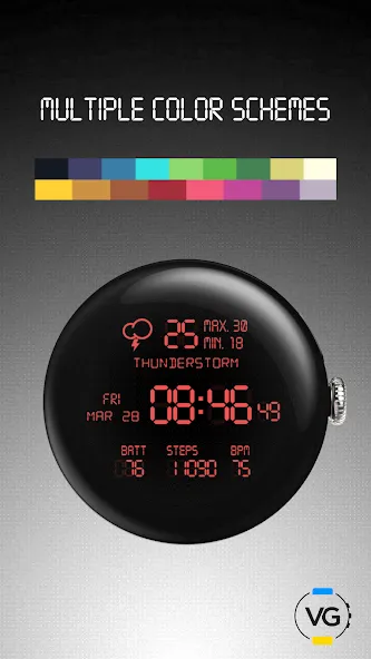 LCD Watch face screenshot 3
