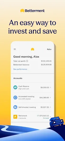 Betterment Invest & Save Money screenshot 1