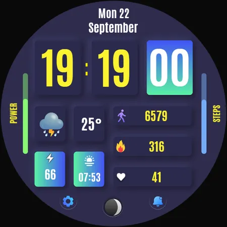 Baku Digital Watch Face screenshot 31