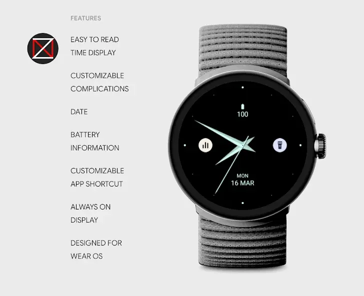 Minimalist Analogue Watch Face screenshot 2