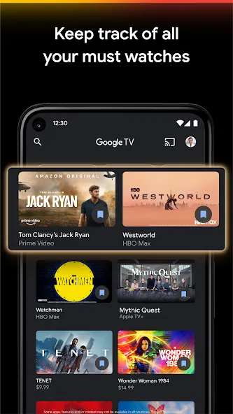 Google TV screenshot 4
