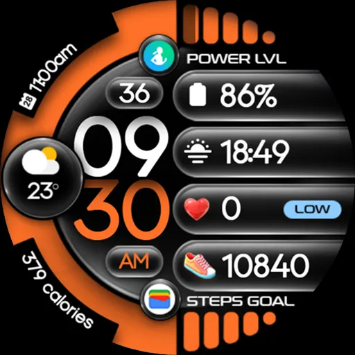 OMG 230 - Digital Watch Face screenshot 27