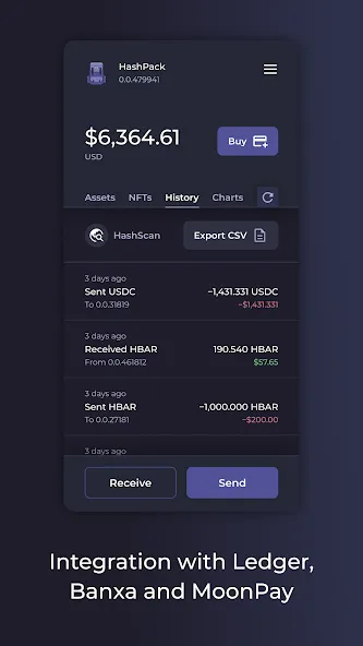 HashPack: Hedera-Krypto-Wallet screenshot 6