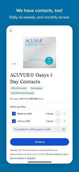 Warby Parker screenshot 5