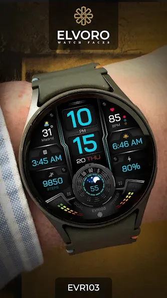 EVR103 Digital Watch Face screenshot 2