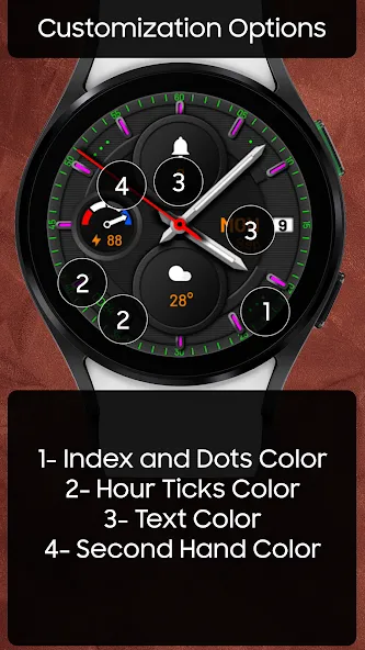 OD26 Analog Watch Face screenshot 22