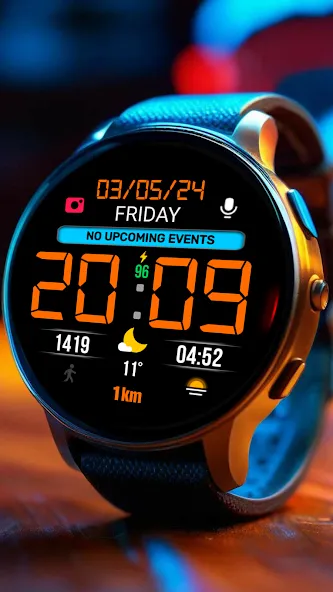 WIN BIG LCD Digital Watch Face screenshot 5