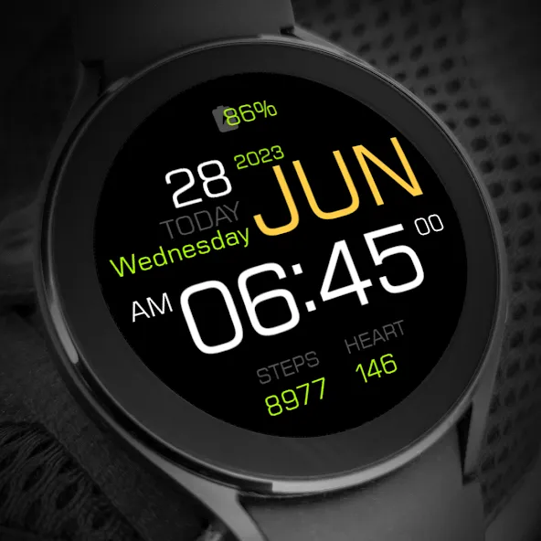Key090 Digital Watch Face screenshot 7