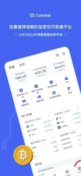 CoinAnk: 专业加密货币数据分析 screenshot 1