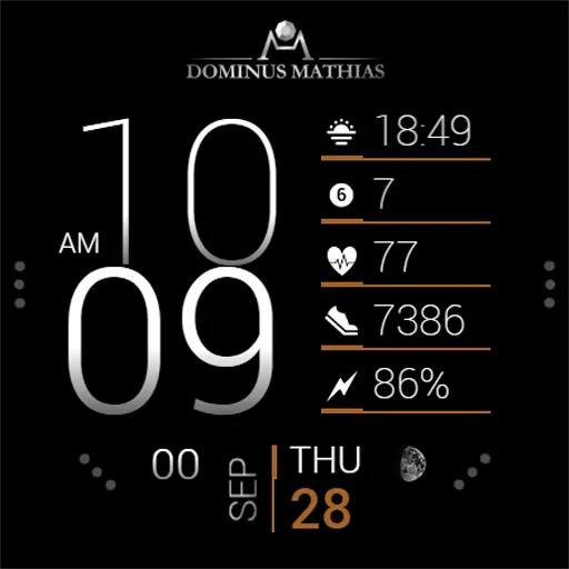DM041 Digital Watch Face screenshot 9