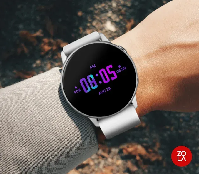 Lavender Modern Watch Face screenshot 3