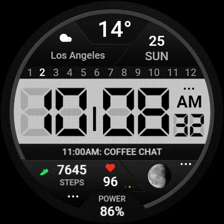 TVV Digital 2 Watch Face screenshot 7