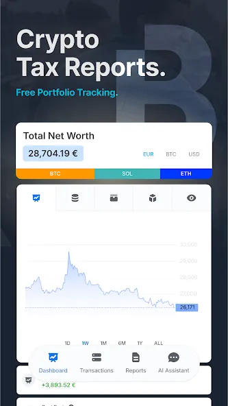 Blockpit: Crypto Tax App screenshot 1