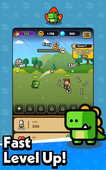 Hero Dino: Idle RPG screenshot 18