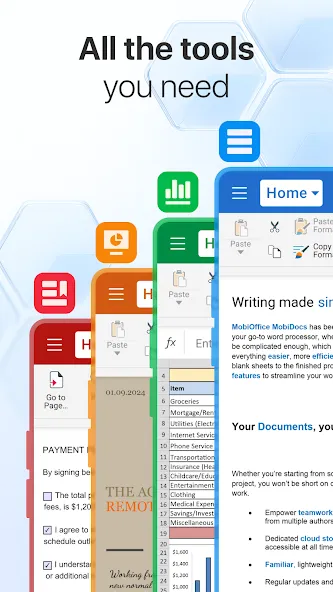 MobiOffice: Word, Sheets, PDF screenshot 2